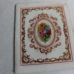 Cahier d'écolier voeux aux parents pour le nouvel an 1895