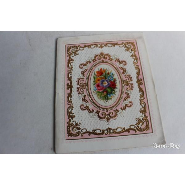 Cahier d'�colier voeux aux parents pour le nouvel an 1895