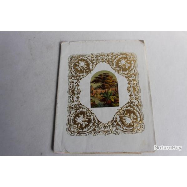 Cahier d'�colier voeux aux parents pour le nouvel an 1866