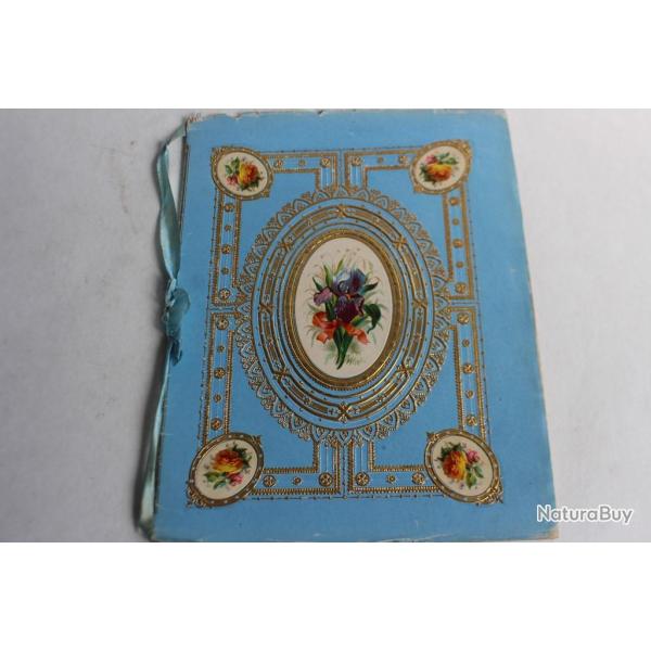 Cahier d'�colier voeux aux parents pour le nouvel an 1885