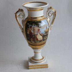 Vase porcelaine Vieux Paris Empire