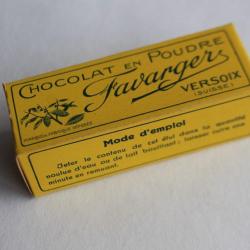 Boite chocolat FAVARGER 1910/30 collections publicités