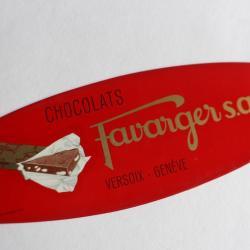 Publicité chocolat FAVARGER 1910/30