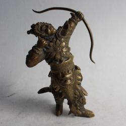 Ancien bronze guerrier archer Chinois