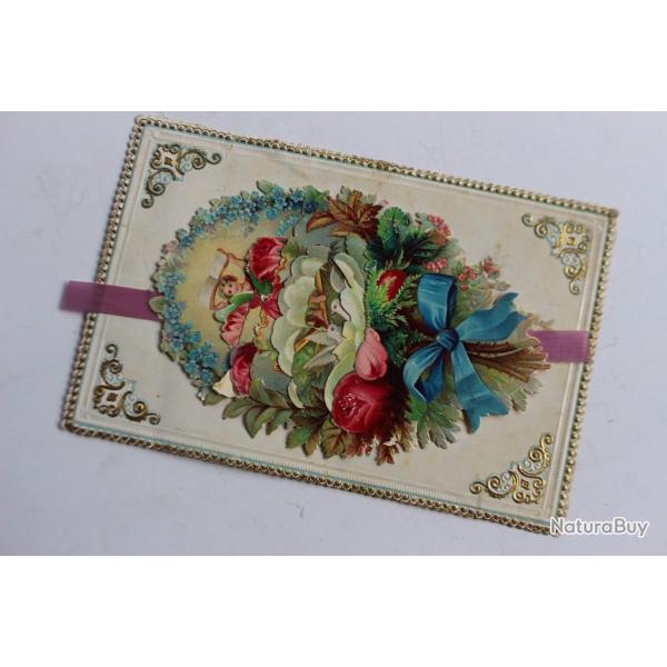 Image chromo a syst�me coulissant XIXe si�cle Colombes