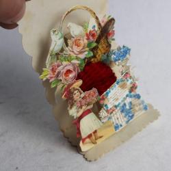 Image chromo a système XIXe siècle Allemagne diorama