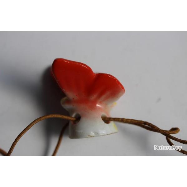 Pare gouttes porcelaine pour th�i�re Papillon th�