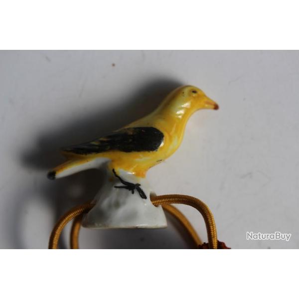 Pare gouttes porcelaine pour th�i�re Oiseau th�