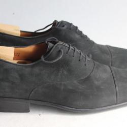 J.M Weston chaussures homme daim noir Derbies T 7D