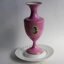 Vase porcelaine émaillée Napoléon III