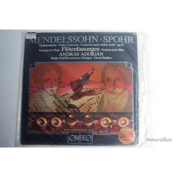 Vinyle 33T Mendelssohn Spohr Violinkonzerte Orfeo S 046831 A 1983