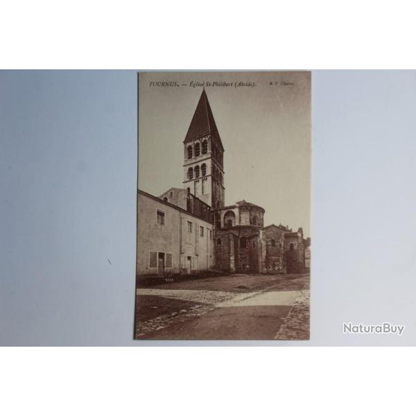 Carte postale ancienne Sa�ne-et-Loire Tournus �glise St-Philibert Abside