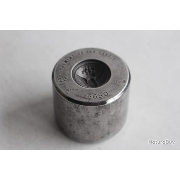 Matrice bouton de livr�e Chemin de fer Danois 1888 Bagriot