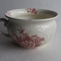 Pot de chambre ancien fa&iuml;ence