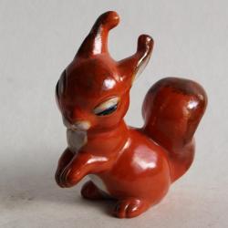 Poterie écureuil Kéramia Tchécoslovaquie