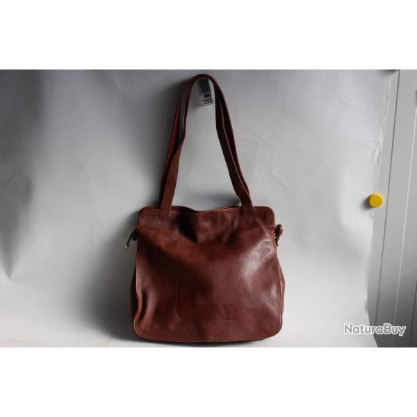 LANCEL Sac � main cuir marron