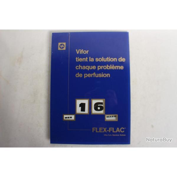 Calendrier perp�tuel publicitaire VIFOR Pharma Suisse pharmacie