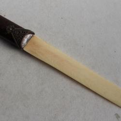 Grand coupe papier cuir et cuivre