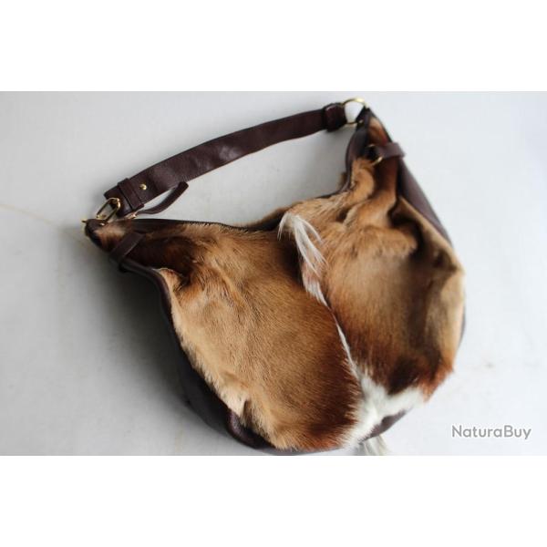 SALVATORE FERRAGAMO Sac � main cuir poils poulain