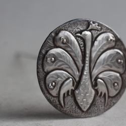 Épingle à chapeau Paon Art nouveau