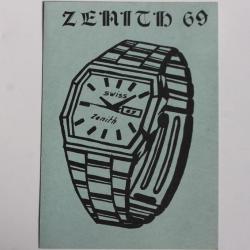 Carte postale QSL Radio Amateur Suisse Zenith 69 Montre