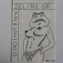 Carte postale QSL Radio Amateur Suisse Délire 68