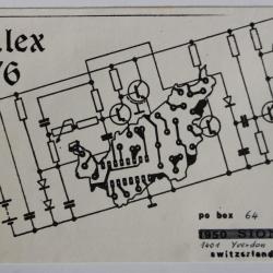 Carte postale QSL Radio Amateur Alex 76