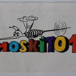 Carte postale QSL Radio Amateur Suisse Moskito 1