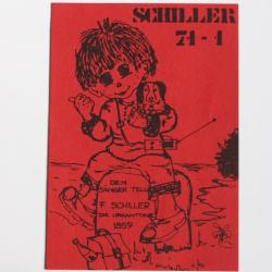 Carte postale QSL Radio Amateur Suisse Schiller