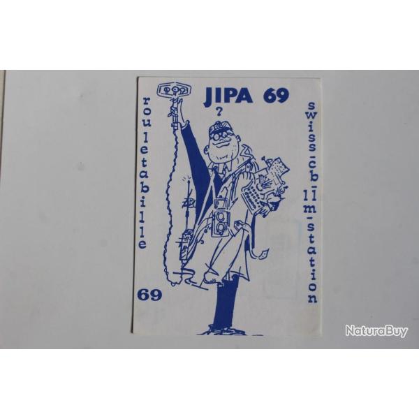 Carte postale QSL Radio Amateur Suisse Jipa 69