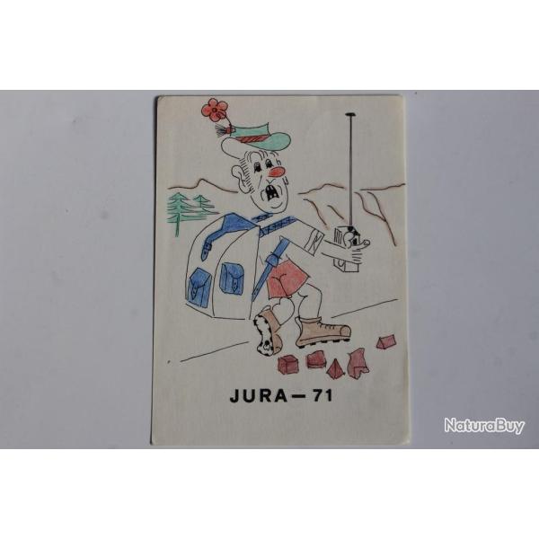 Carte postale QSL Radio Amateur Suisse Jura 71