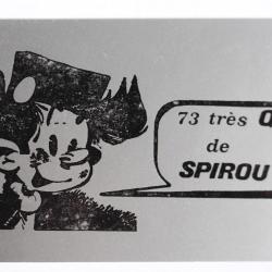 Carte postale QSL Radio Amateur Suisse Spirou 68