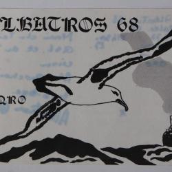Carte postale QSL Radio Amateur Suisse Albatros 68