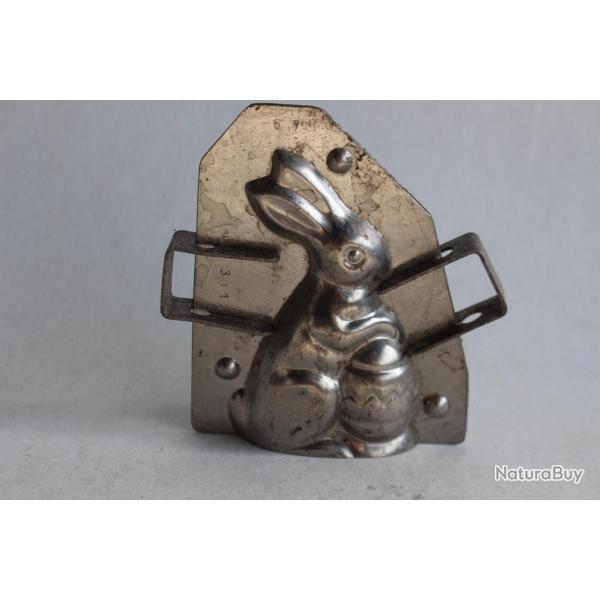 Moule � chocolat ancien Lapin et oeuf P�ques