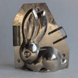 Moule &agrave; chocolat ancien Lapin P&acirc;ques