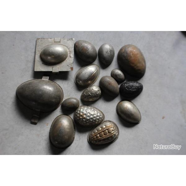 Anciens moules OEufs chocolat p�tisserie cuisine