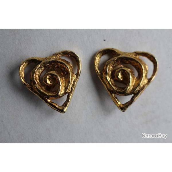 Clips d'oreilles CAROLE Saint Germ�s Paris bijoux vintage