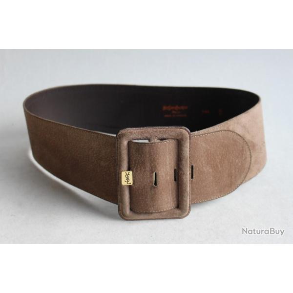 YVES SAINT LAURENT Ceinture cuir femme Taille : 85 / 34