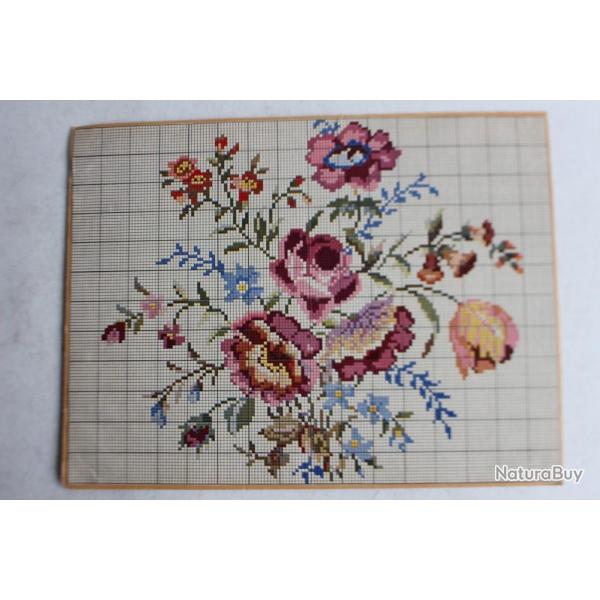 Carton tapisserie de Berlin XIXe si�cle broderie couture