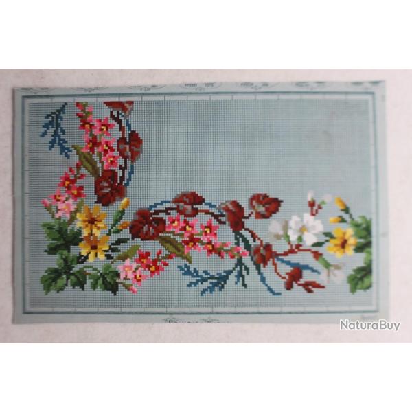 Carton tapisserie de Berlin Heinrich Kuehn XIXe si�cle broderie couture