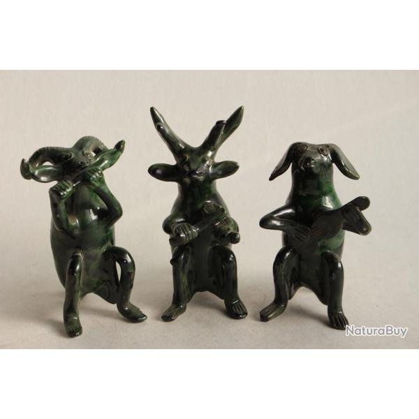 Animaux musiciens c�ramique