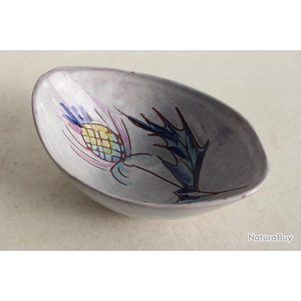 Coupe c�ramique Fleur Chardon Chamonix