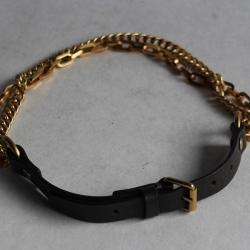 MARC by Marc Jacob Ceinture Cha&icirc;ne cuir femme