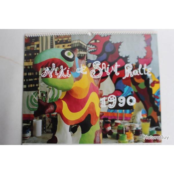 Calendrier Niki de Saint Phalle ann�e 1990 Kunstkreis