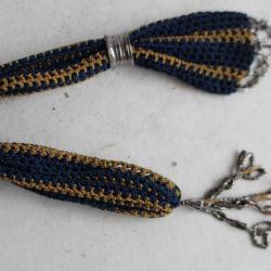 Bourse porte louis d'or XIXe si&egrave;cle perl&eacute; d'acier