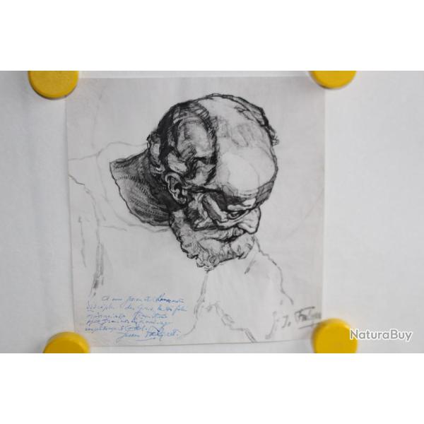 Autographe Jerem FALQUET peintre Suisse signature