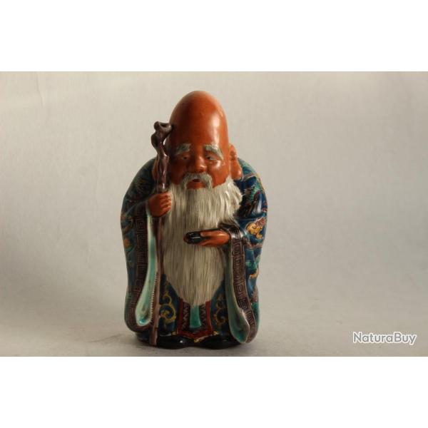 Sage chinois Shouxing porcelaine �maill�e Chine