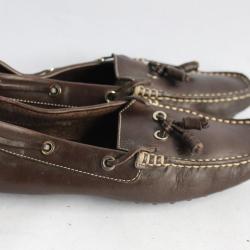 TOD'S mocassins cuir marron chaussures femme T35