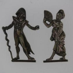 Personnages r&eacute;volutionnaires argent