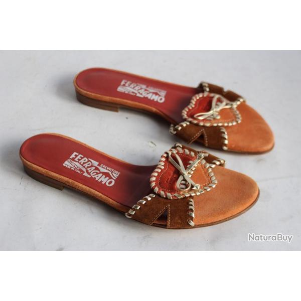 Sandales Salvatore Ferragamo cuir Chaussures femme